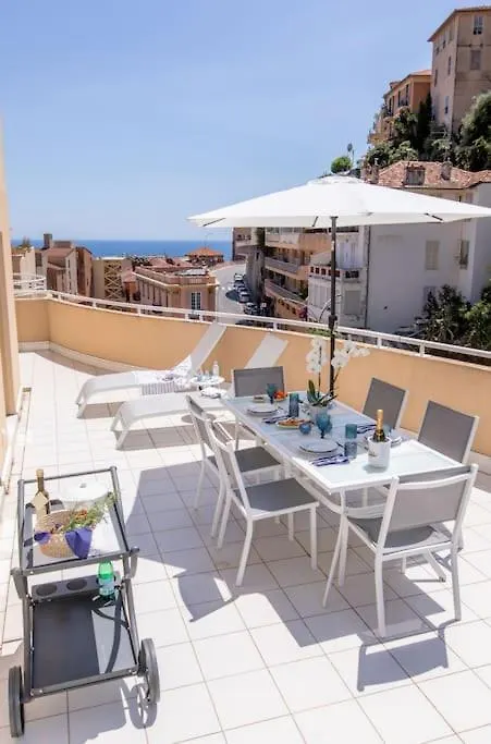Penthouse Exceptionnel Vue Mer Proche Monaco Beausoleil
