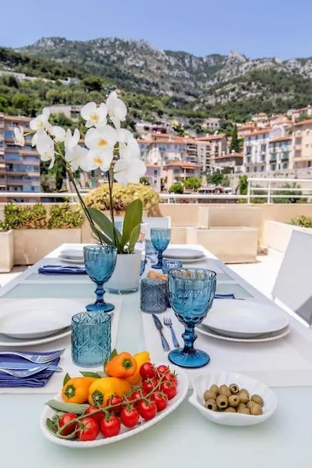 Penthouse Exceptionnel Vue Mer Proche Monaco Beausoleil Apartmán